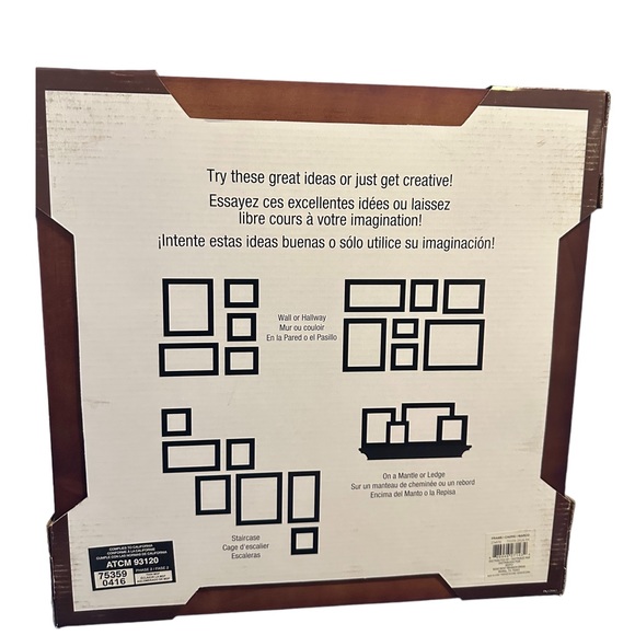 NWT Studio Decor Brown Picture Frame - Picture 4 of 4